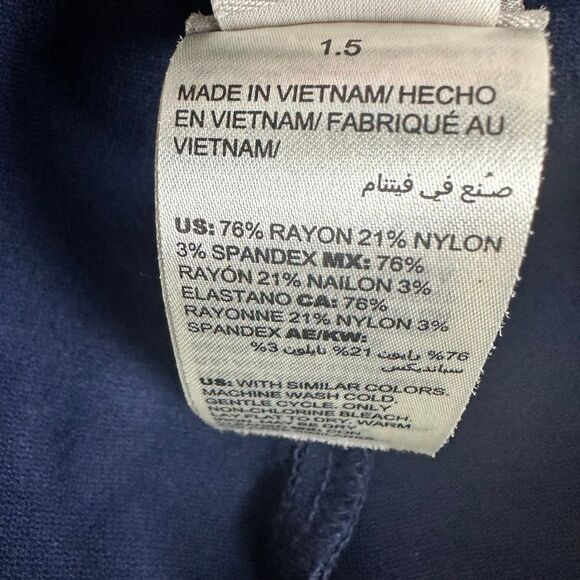 Chico's So Slimming Juliet Ankle Pants size 10 Blue - Picture 6 of 7